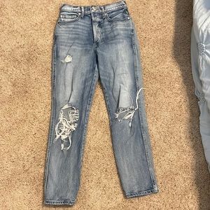 lucky brand hi rise mom jean